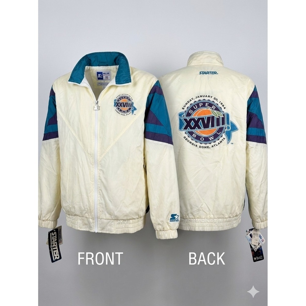 Vintage Starter Super Bowl XXVIII 1994 Jacket NFL Pro Line Men XXL New With Tags